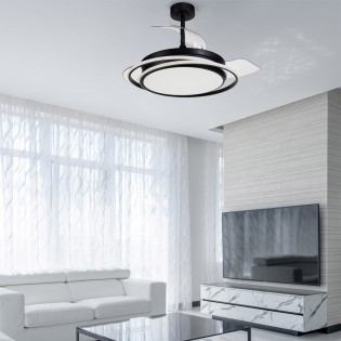 LED fan with foldable blades Antila CCT Dim (60W)