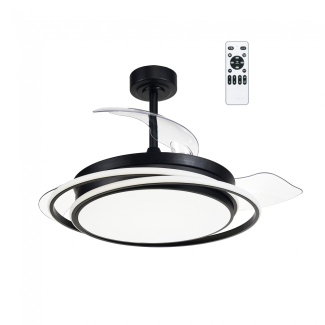 LED fan with foldable blades Antila CCT Dim (60W)