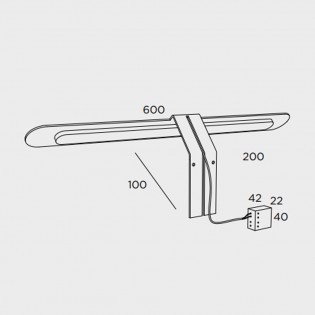 Wall lamp LED Agora (7W)