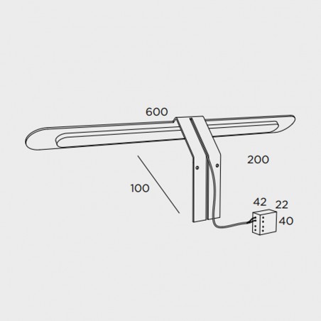 Wall lamp LED Agora (7W)