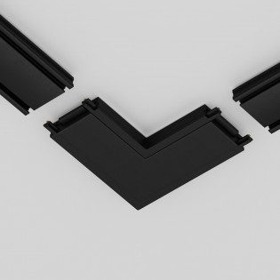 Corner connector for magnetic rail Radity
