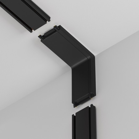 Wall-ceiling connector for magnetic track Radity