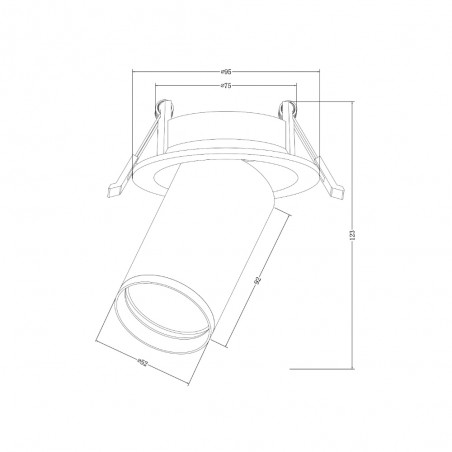 Focus S Deckeneinbaustrahler