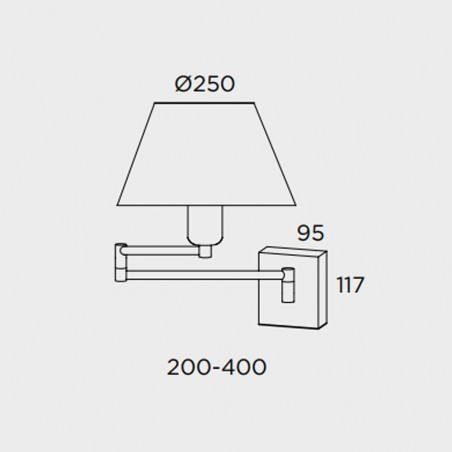 Wall lamp Americana II