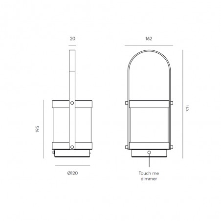 LED Portable Lamp Bally Dimmable (5W)