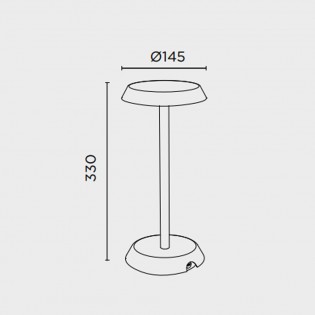 Table lamp LED Bateria (3W)