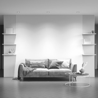 LED-Einbau-Downlight Yin 3000K (12W)