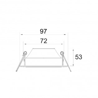Stockton CCT LED Badezimmer-Downlight (7W)