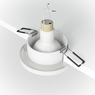 Outdoor recessed ceiling light Stark Round