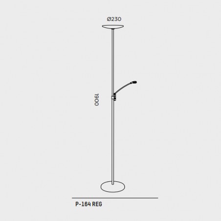 Floor lamp LED Cosmos (38W)