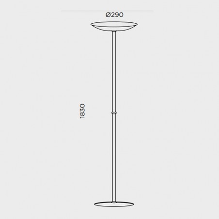 Gregal LED-Stehleuchte (38W)