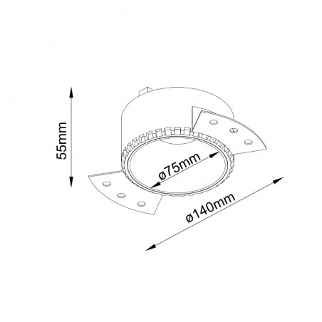 Ceiling Recessed Light Share Round