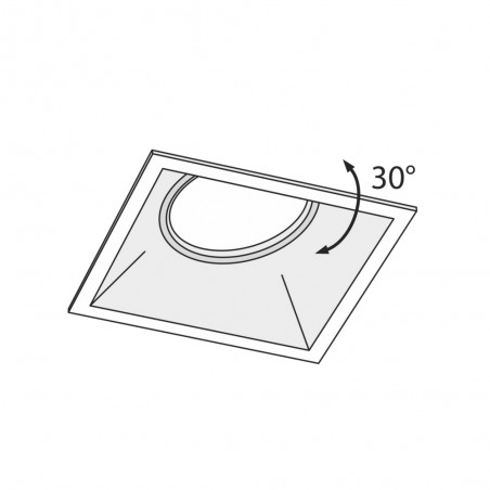 Ceiling Recessed Light Dot Square