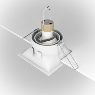 Ceiling Recessed Light Dot Square