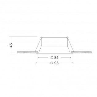 Ceiling Recessed Light Dot Round