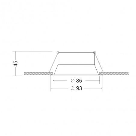 Ceiling Recessed Light Dot Round