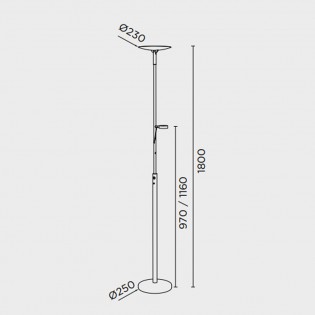 Lux LED-Stehleuchte (38W)