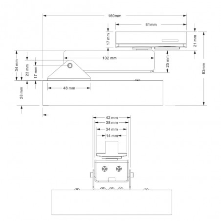 Zon Unity einphasiger LED-Schienenstrahler (12 W)