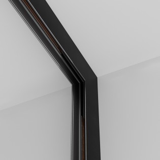 Accessory corner for magnetic rail Exility