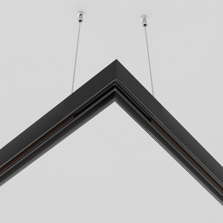 Corner for magnetic suspension rail Exility