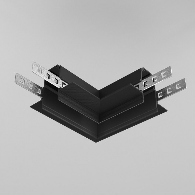 Accessory corner for recessed magnetic rail Exility
