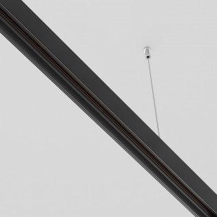 Connection for suspended magnetic rail Exility