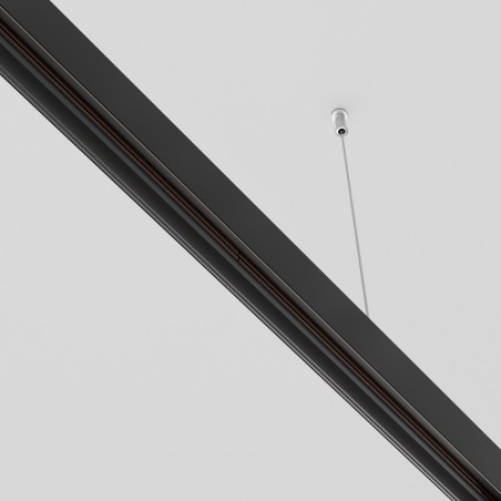 Connection for suspended magnetic rail Exility