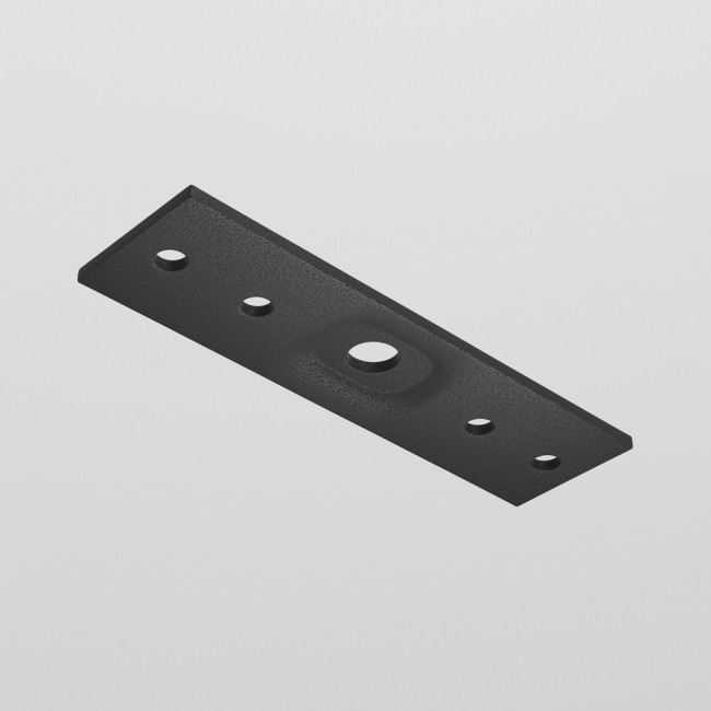 Connection for suspended magnetic rail Exility