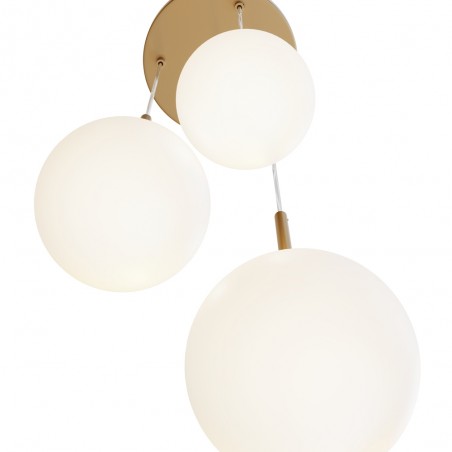 Basic Form Pendelleuchte Gold (3 Leuchten)
