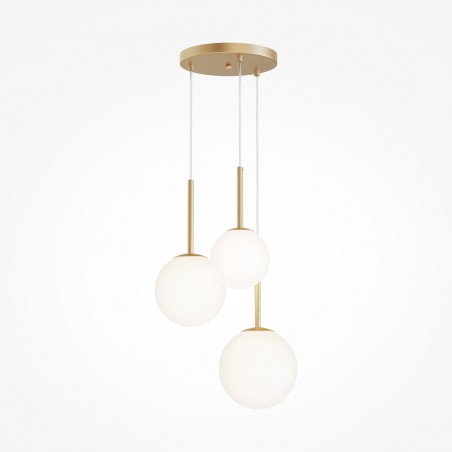 Basic Form Pendelleuchte Gold (3 Leuchten)
