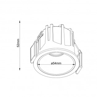 Ceiling Recessed Light Alfa LED Dim (10W)