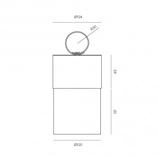 LED Portable Table Lamp Bora II (3W)