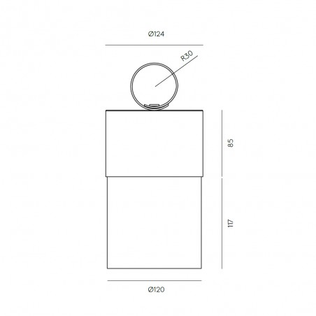 LED Portable Table Lamp Bora II (3W)