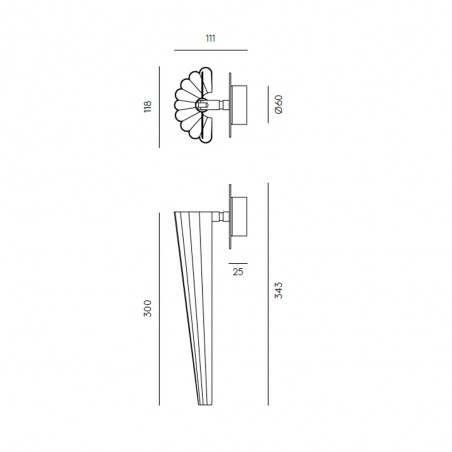 LED-Wandleuchte Bion (5W)