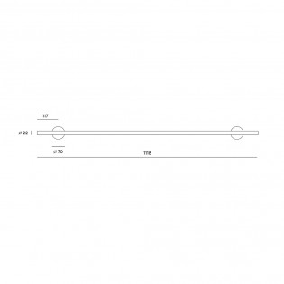 Uhr LED-Wandleuchte (24W)