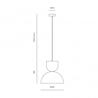 LED-Pendelleuchte Gamma (9W)