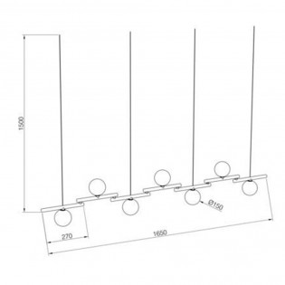 Pendant lamp Zen (7 Lights)