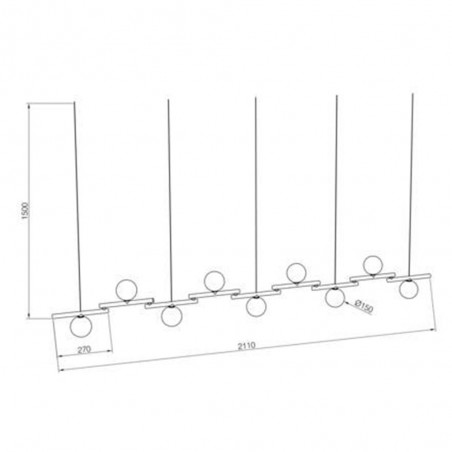 Pendant lamp Zen (9 Lights)