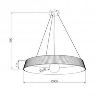 Pendant lamp Acustic