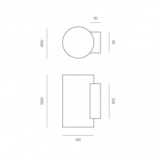 Calp LED-Wandleuchte (5W)