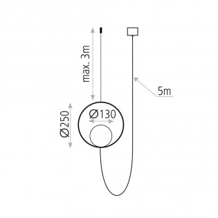 Halo LED-Pendelleuchte (5W)