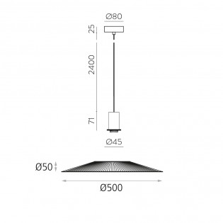 Ceiling Lamp Pamela Ratán 50