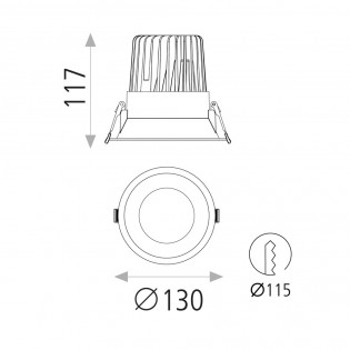 Downlight LED Kidal (20W) II