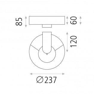 Außenwandleuchte Led Gloss (5W)