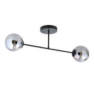 Ceiling Flush Lamp Nicolo Graphite (2 lights)