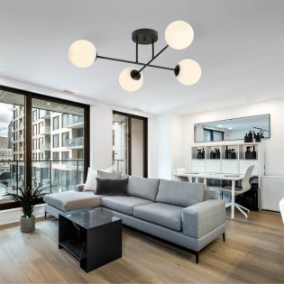 Ceiling Flush Lamp Nicolo Opal (4 lights)