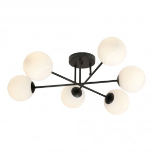 Ceiling Flush Lamp Nicolo Opal (6 lights)