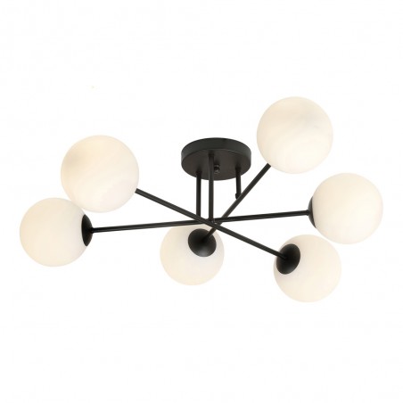 Ceiling Flush Lamp Nicolo Opal (6 lights)