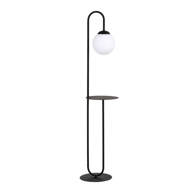 Floor lamp with side table Alcare Black