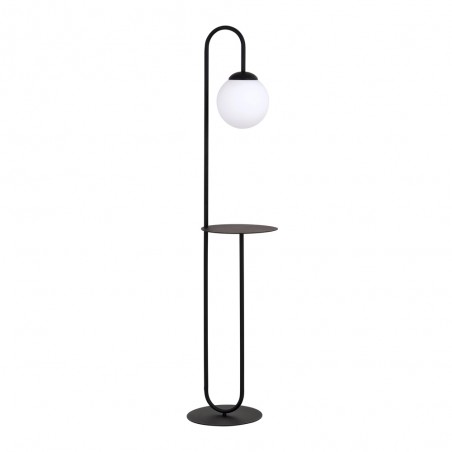Floor lamp with side table Alcare Black